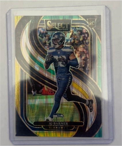 2024 Panini Select #103 AJ Barner — front
