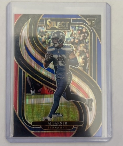 2024 Panini Select #103 AJ Barner — front