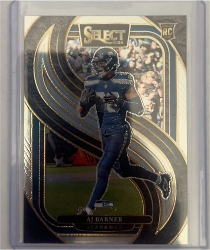 2024 Panini Select #103 AJ Barner — front