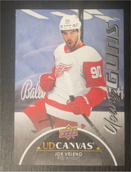2021-22 Upper Deck UD Canvas Young Guns #C212 Joe Veleno — front