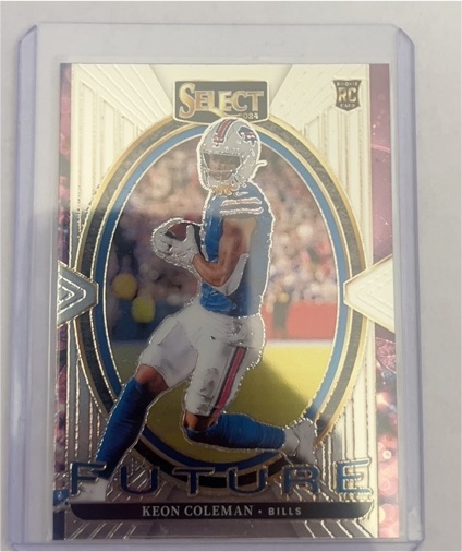 2024 Panini Select #1 Keon Coleman Rookie Future Insert — front