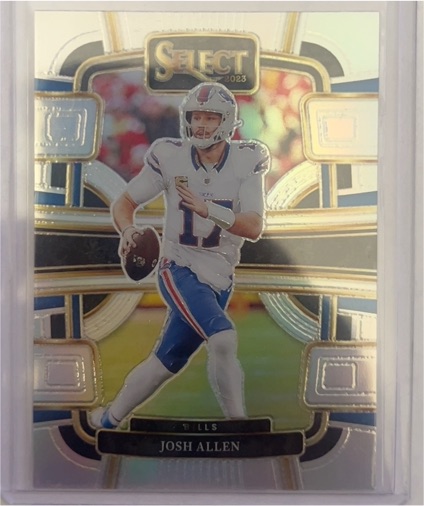 2023 Panini Select Concourse Silver Prizm #13 Josh Allen — front
