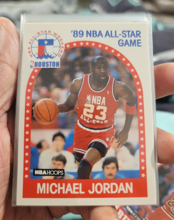 1989-90 NBA Hoops #21 Michael Jordan '89 NBA All-Star Game — front