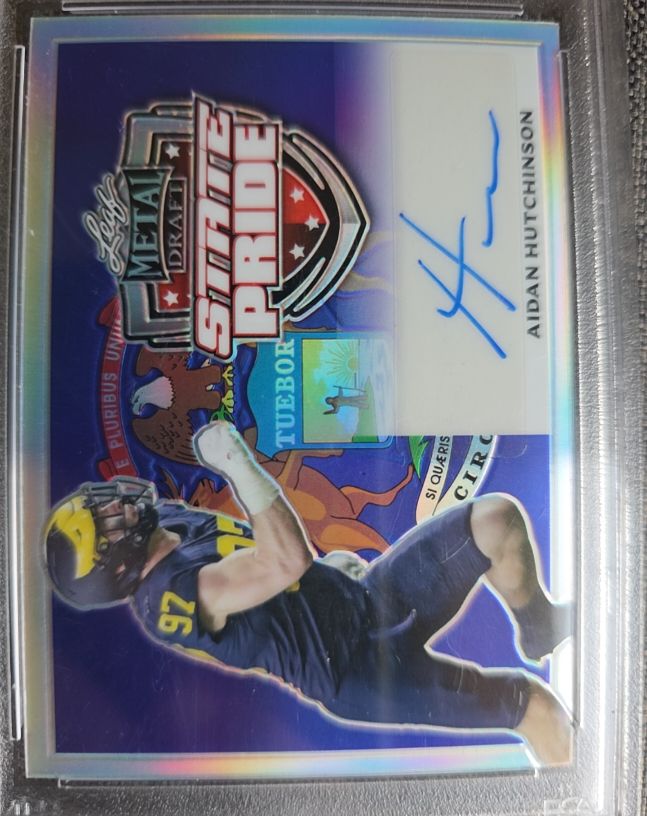 2022 Leaf Metal State Pride Auto Aidan Hutchinson — front
