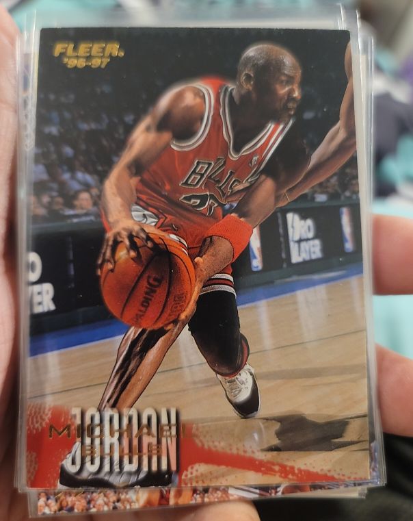 1996-97 Fleer #13 Michael Jordan — front