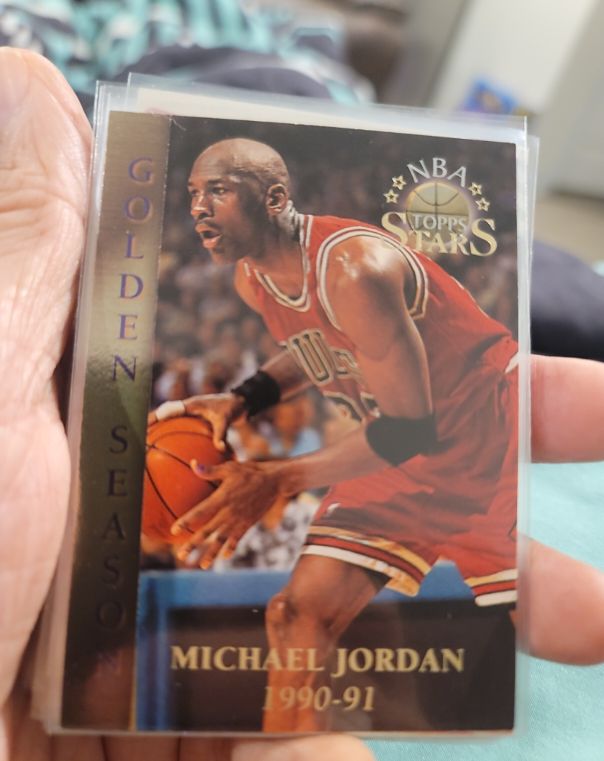 1996 Topps NBA Stars #74 Michael Jordan — front