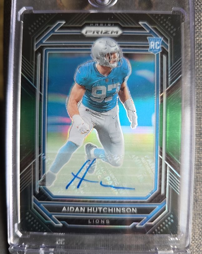 2022 Panini Chronicles Prizm Black #PB-16 Aidan Hutchinson — front