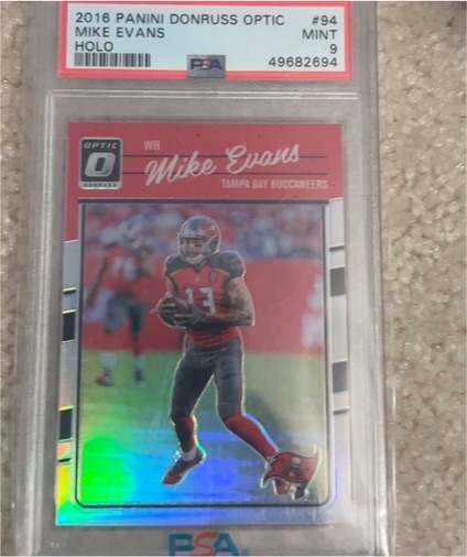 2016 Panini Donruss Optic #94 Mike Evans — front