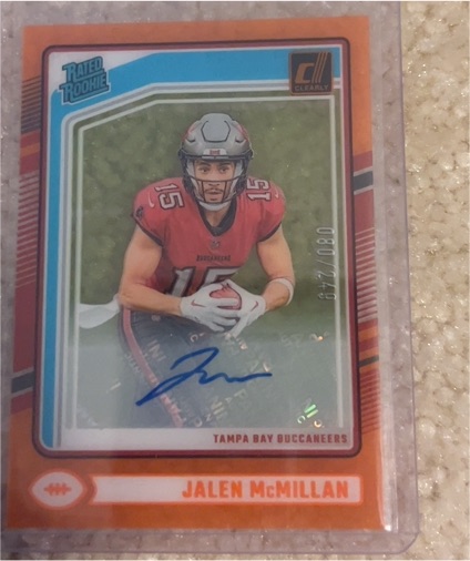 2024 Panini Clearly Donruss #79 Jalen McMillan — front