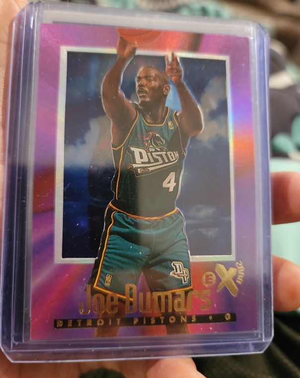 1996 Skybox EX2000 #18 Joe Dumars — front