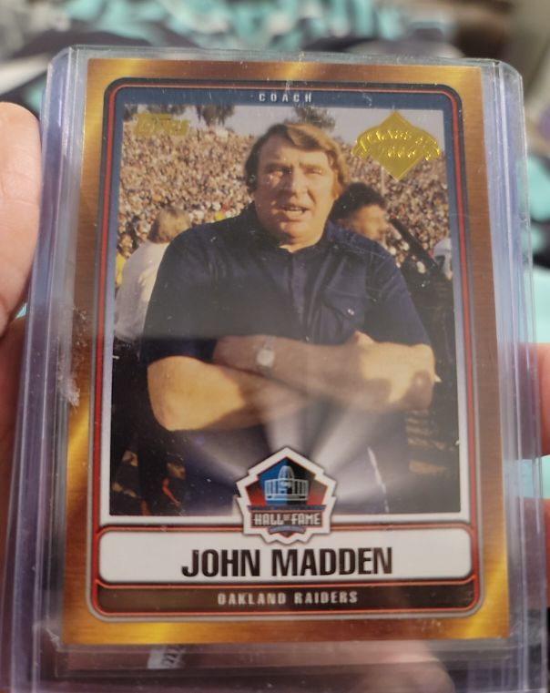 2006 Topps Hall of Fame #HOFT-JM John Madden — front