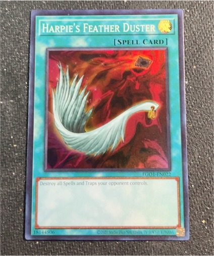 2020 Yu-Gi-Oh! EG01-EN022 Harpie's Feather Duster — front