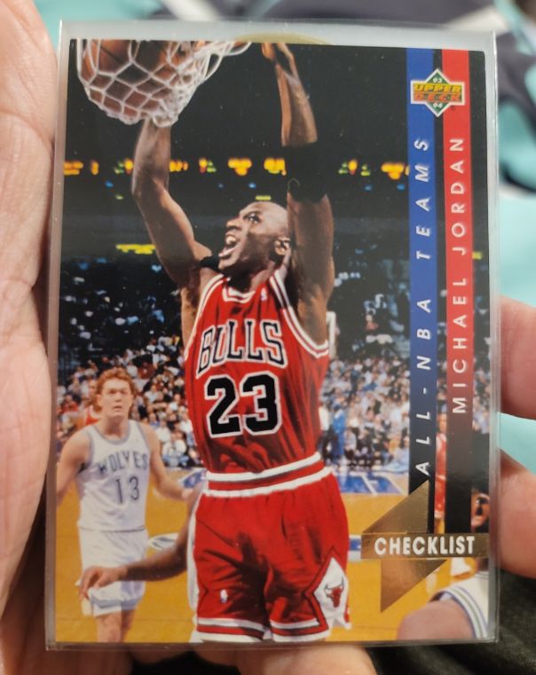 1993-94 Upper Deck #AN15 Michael Jordan All-NBA — front