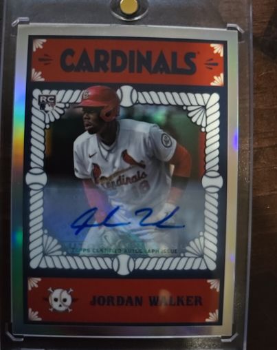 2023 Bowman Chrome Bowman Ascensions #BA-23 Jordan Walker Rookie Auto — front