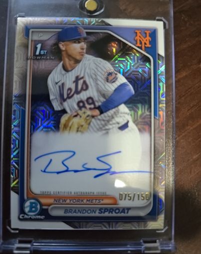 2024 Bowman Chrome #75 Brandon Sproat — front