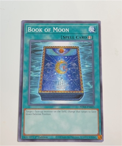 2020 Yu-Gi-Oh! STAX-EN025 Book of Moon — front