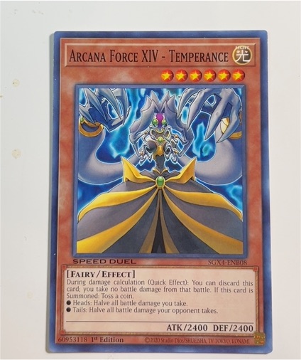 2007 Yu-Gi-Oh! SGX4-ENB08 Arcana Force XIV - Temperance — front