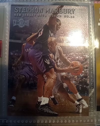 1999-00 Skybox Metal #2 Stephon Marbury — front