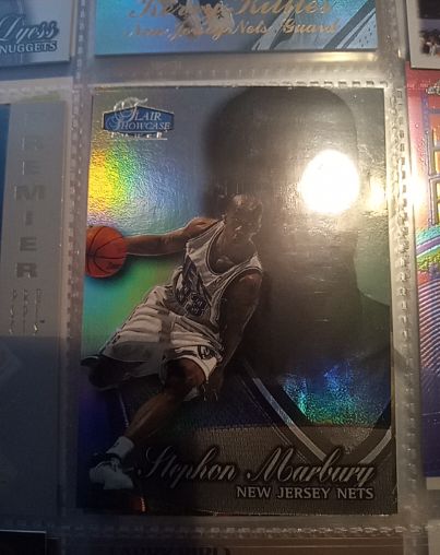 1997 Flair Showcase Stephon Marbury New Jersey Nets — front