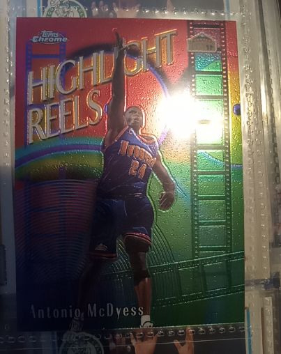 1999-00 Topps Chrome Highlight Reels #HR7 Antonio McDyess — front