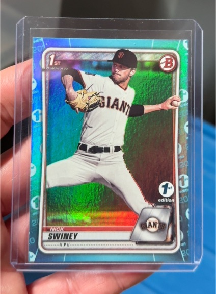 2020 Bowman Draft 1st Edition #BD-91 Nick Swiney — front