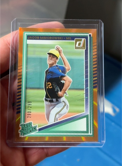 2025 Donruss #290 Jacob Misiorowski Rated Prospect — front
