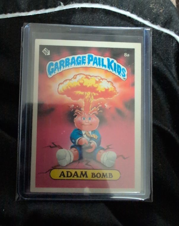 1985 Topps Garbage Pail Kids Series 1 #8a Adam Bomb — front