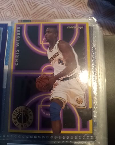 1993-94 Fleer First Year Phenoms #10 Chris Webber — front