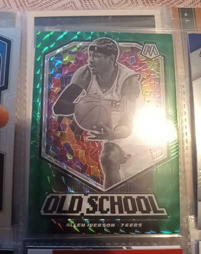 2019-20 Panini Mosaic #14 Allen Iverson Old School — front