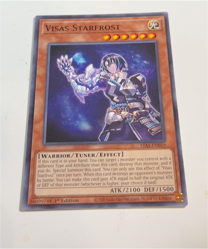2023 Yu-Gi-Oh! STAS-EN019 Visas Starfrost — front