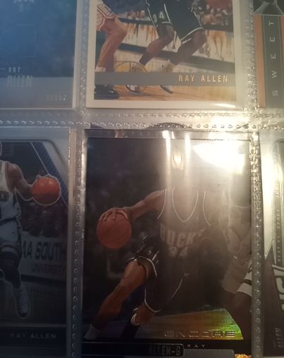 1996 Fleer #34 Ray Allen — front