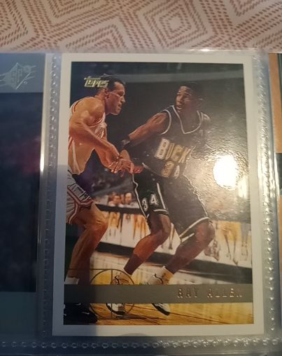 1997-98 Topps #61 Ray Allen — front