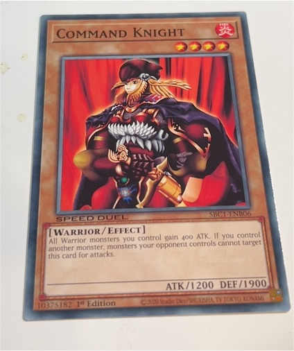 2020 Yu-Gi-Oh! SBSC-EN008 Command Knight — front
