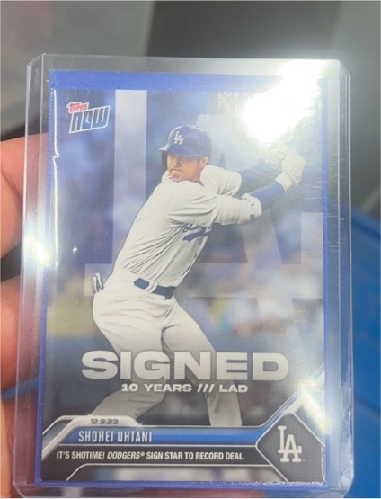 2023 Topps Now Offseason #OS21 Shohei Ohtani — front