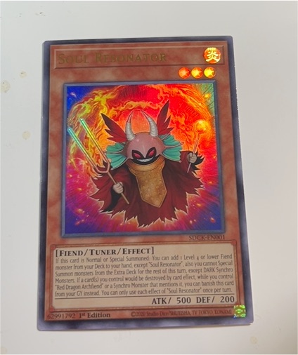 2008 Yu-Gi-Oh! SDCK-EN001 Soul Resonator — front