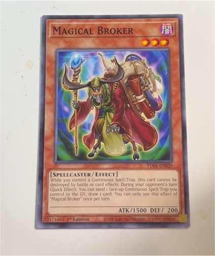 Yu-Gi-Oh! STAX-EN039 Magical Broker — front
