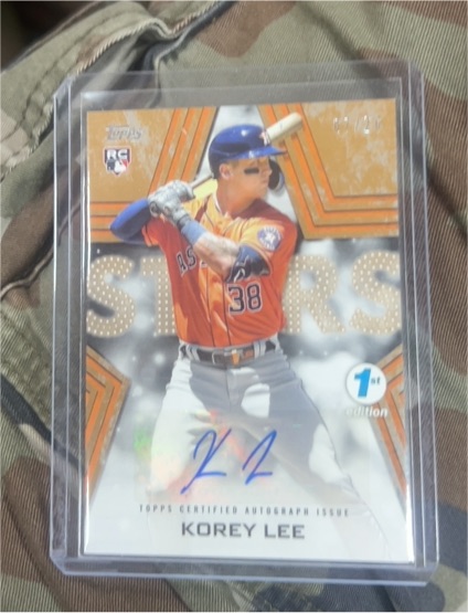 2023 Topps Series 1 #BSA-KL Korey Lee — front