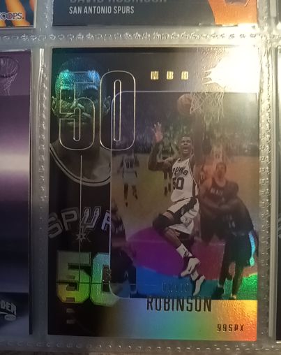 1999-00 Upper Deck SPx #50 David Robinson — front