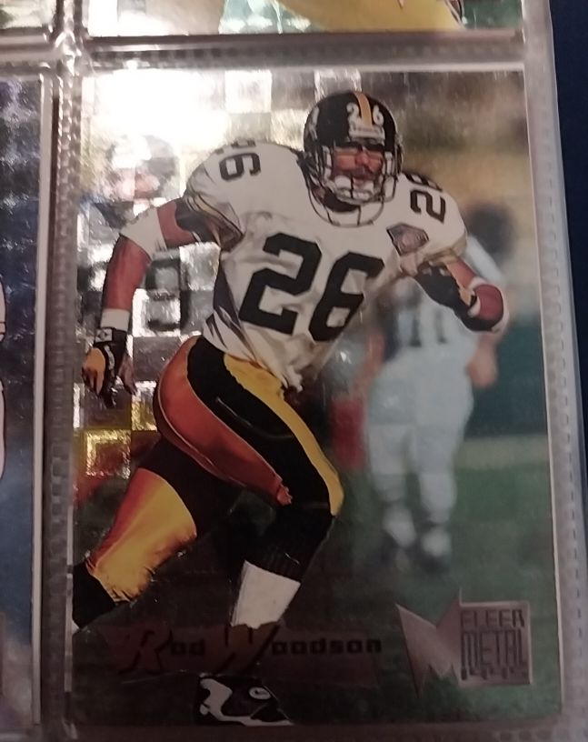 1995 Fleer Metal #157 Rod Woodson — front