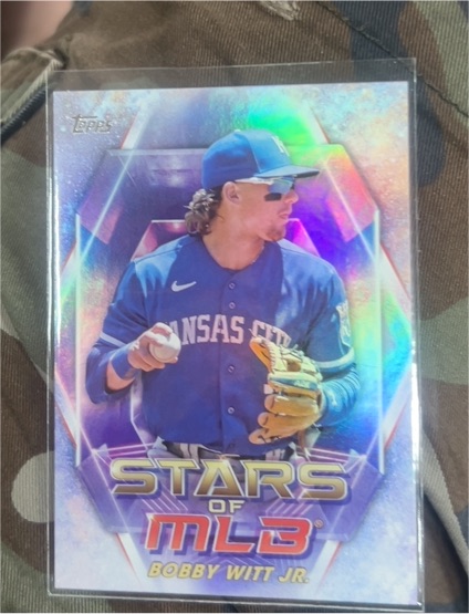 2023 Topps Stars of MLB #SMLB-17 Bobby Witt Jr. — front