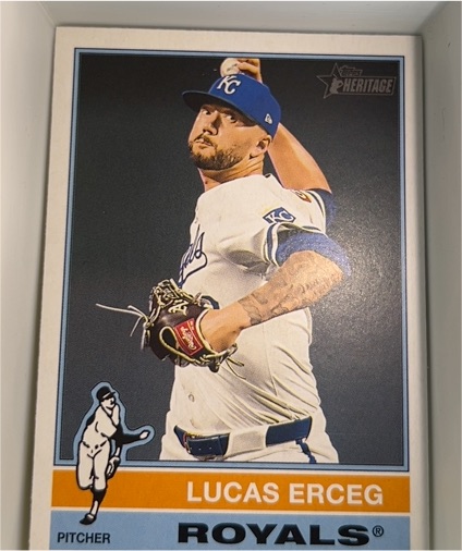 2025 Topps Heritage #62 Lucas Erceg — front
