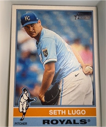2025 Topps Heritage #312 Seth Lugo — front
