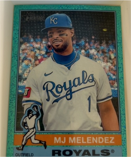 2025 Topps Heritage #415 MJ Melendez — front