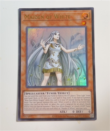 2020 Yu-Gi-Oh! SDWD-EN041 Maiden of White — front