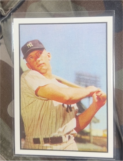 1989 Bowman Inserts #NNO Mickey Mantle 1953 Reprint — front