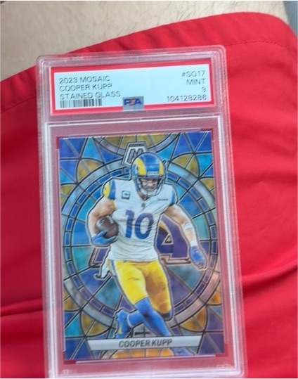 2023 Panini Mosaic Stained Glass #SG17 Cooper Kupp — front