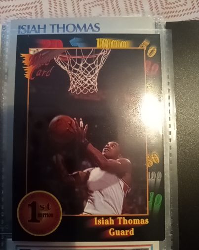 1992 Wild Card Collegiate #7 Isiah Thomas — front