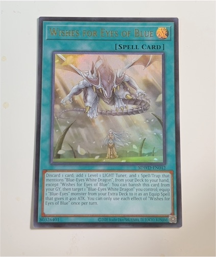 Yu-Gi-Oh! Wishes for Eyes of Blue SDWD-EN042 — front