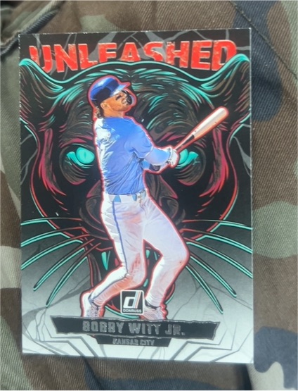 2025 Panini Donruss #11 Bobby Witt Jr. Unleashed — front
