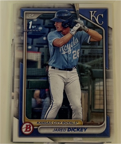 2024 Bowman #BP-19 Jared Dickey — front